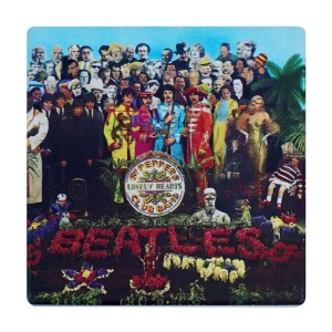 CSTS1BTS03 Coaster Single Ceramic - The Beatles Sgt Pepper
